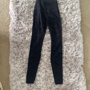 High Rise Criss Cross Mesh Leggings- Full on Luon